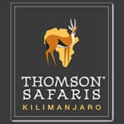 Thomson Safaris Kilimanjaro logo with antelope.