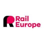 Rail Europe logo with stylized "R".
